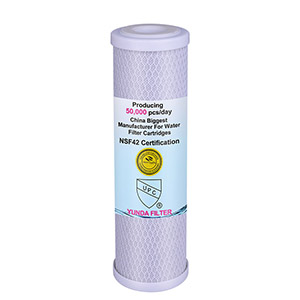 NSF Certified 10 Inch Pre CTO Carbon Block Water Filter Cartridge