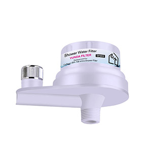 Carbon shower filter compatible with Culligan ISH-100 Inline Shower Filter