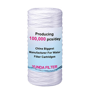 10X4.5 Inch Big Blue String Wound Water Filter Cartridge