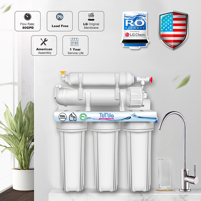 Reverse Osmosis Drinking Water System, 5-STAGE RO System