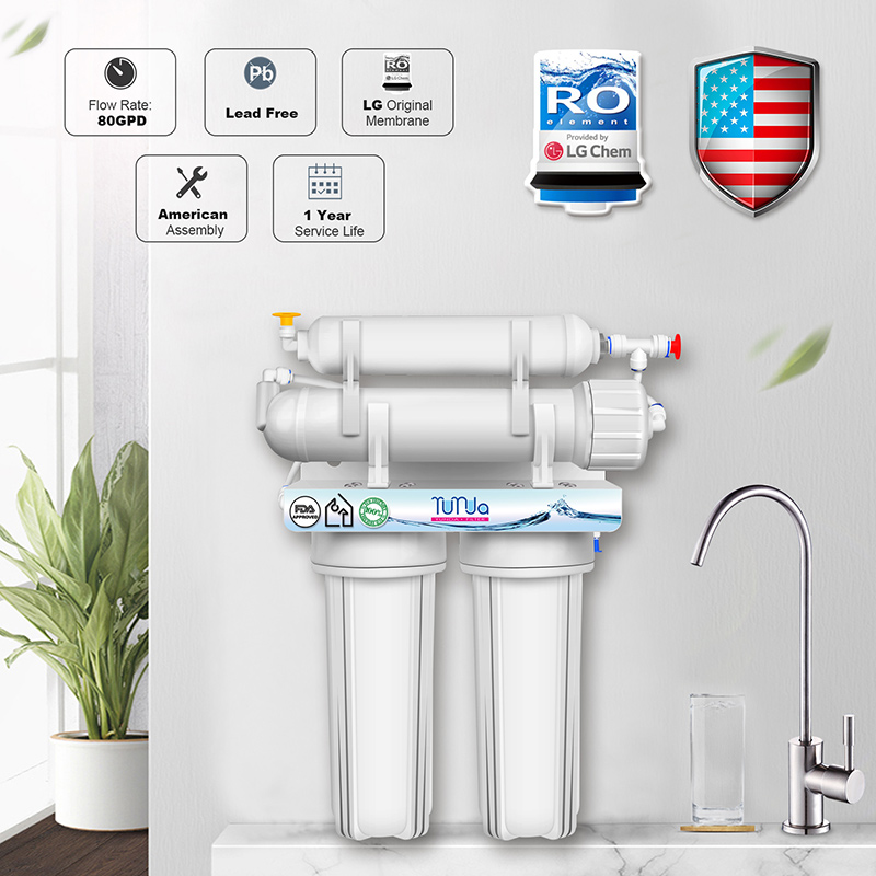thumbnail image 2 of 4-Stage RO/DI Aquarium Filter Set With 50 GPD Membrane – Replacement Filters For Reef & Freshwater Tanks 2 of 4