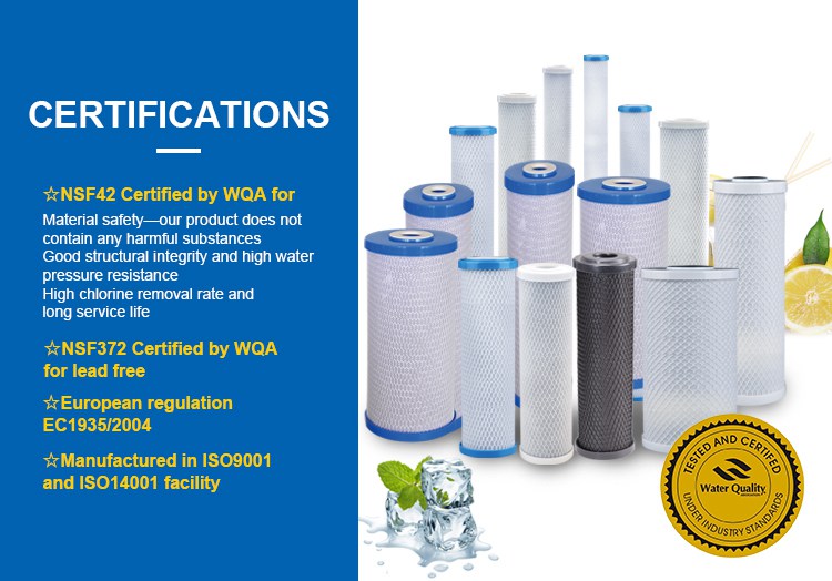 Big Blue 20 Carbon Water Filter, 20x4.5 Activated Carbon Filter