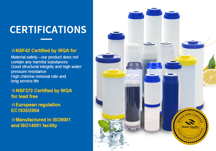 20 Carbon Water Filter Cartridge, 20 Inch Activated Carbon Filter