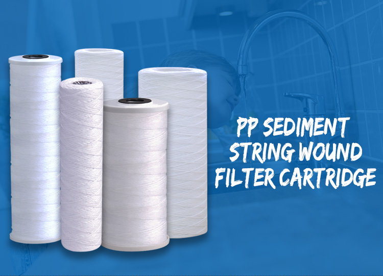 String Wound Whole House Water Filters 20, Big Blue PP String Filter