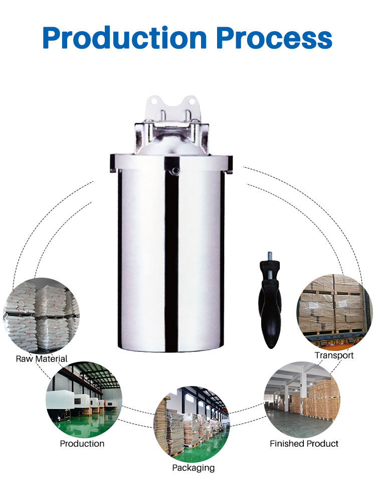 Stainless Water Filter Housing, Whole House Filter Housing