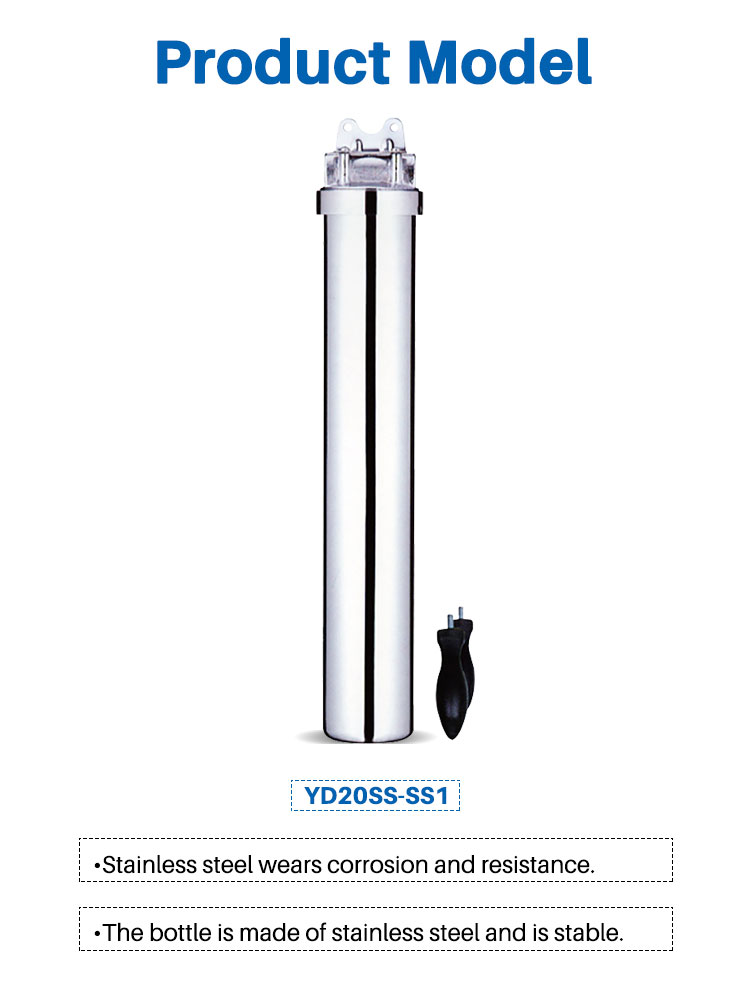 Filter Housing Stainless Steel, For Whole House Water Filter