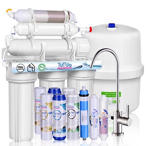 6-STAGE Under Sink Reverse Osmosis System For Home
