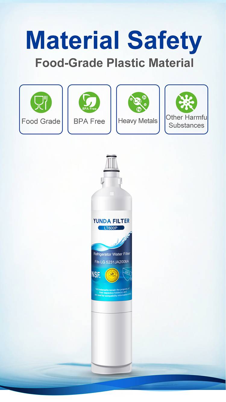 LG LT600P, 5231JA2006B Refrigerator Water Filter | YUNDA FILTER