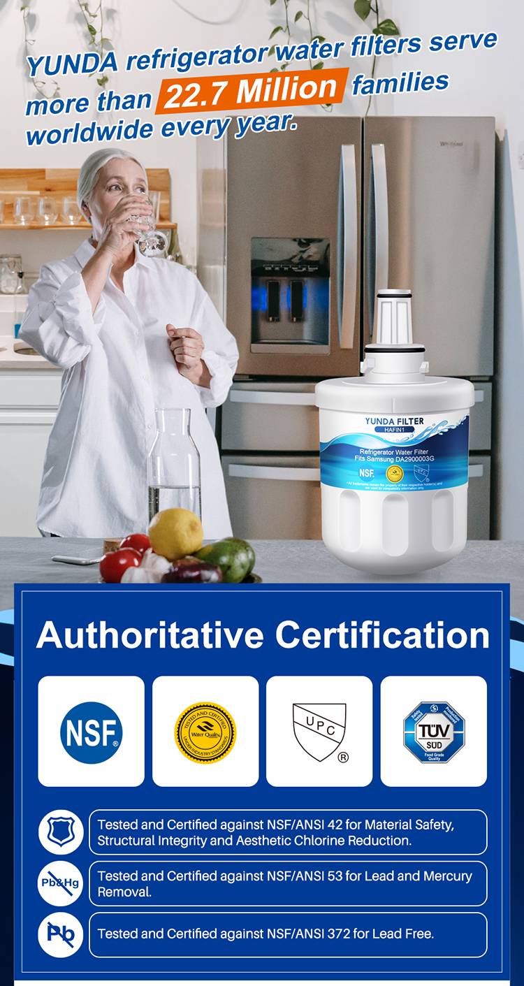 DA29-00003B Samsung Refrigerator Water Filter HAFIN1