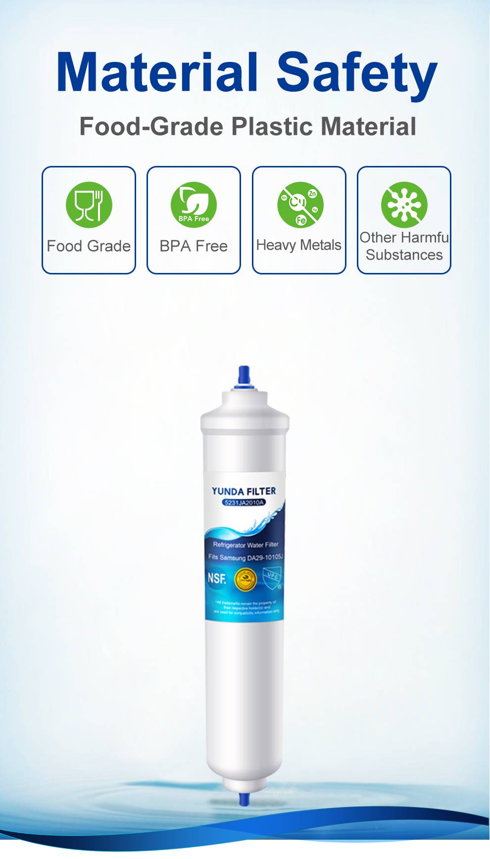 Samsung DA29-10105J refrigerator water filter