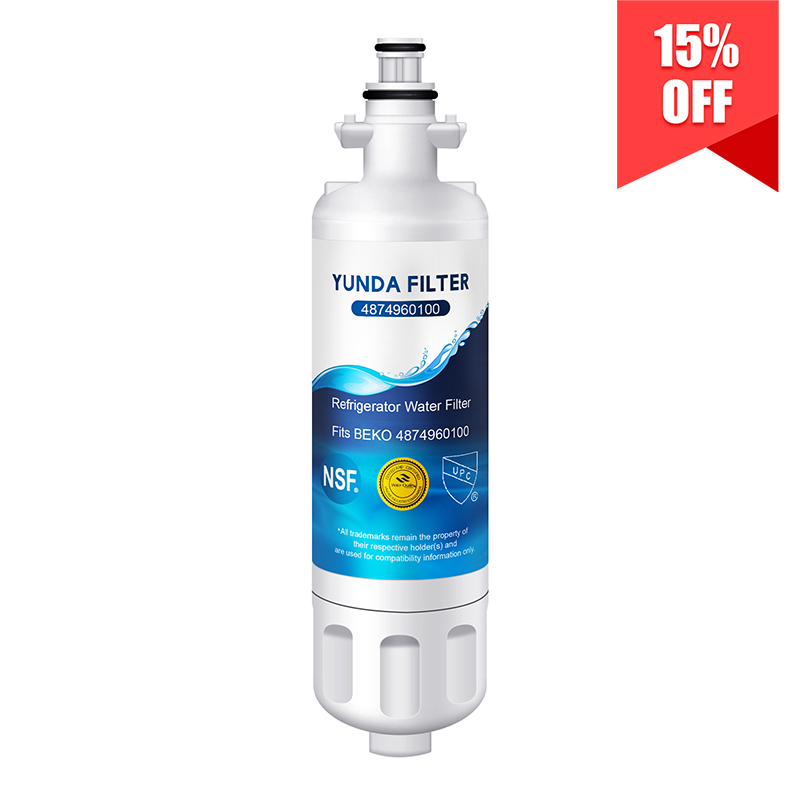 YUNDA RWF4400A Refrigerator Water Filter Fits for BEKO 4874960100