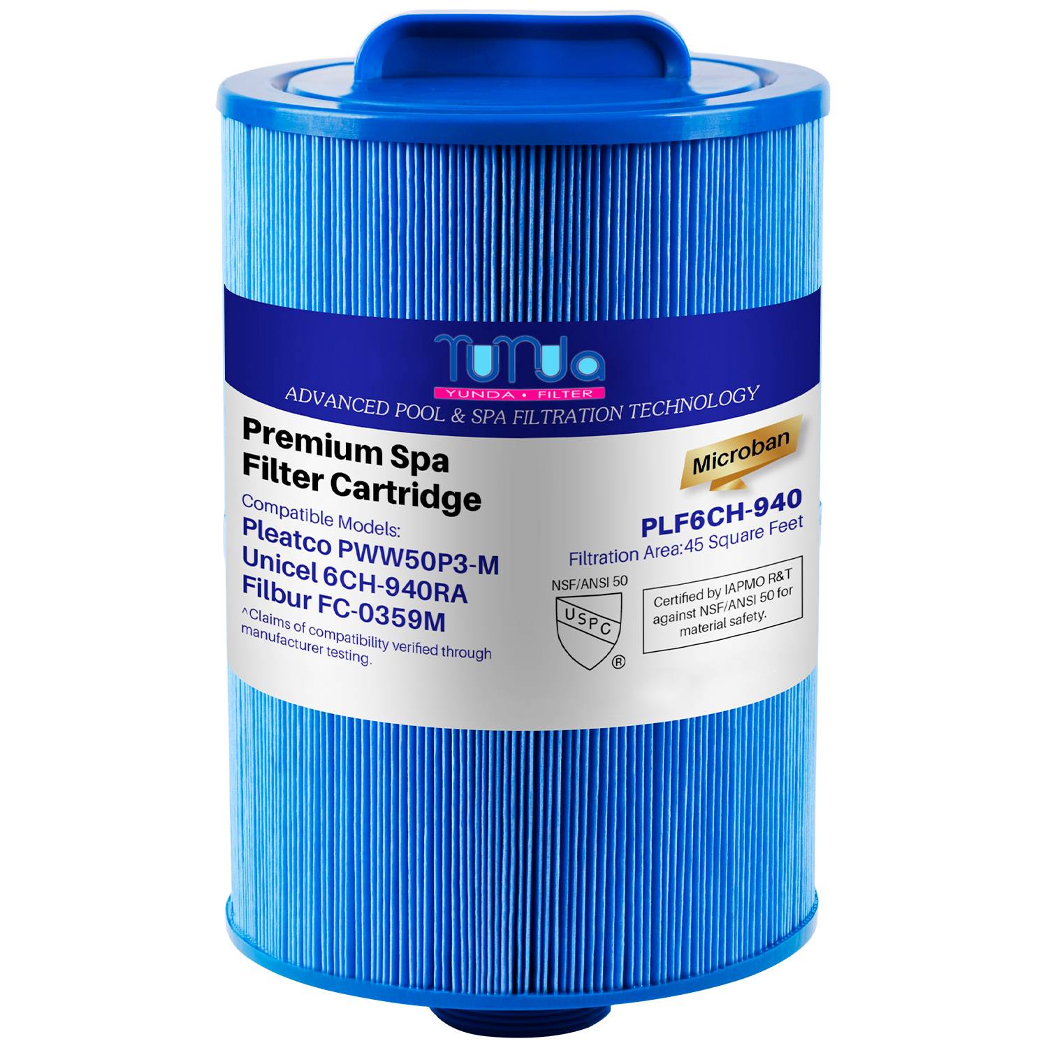 Spa Filter Fits for Pleatco PWW50P3-M, UNICEL 6CH-940RA, FILBUR FC-0359M