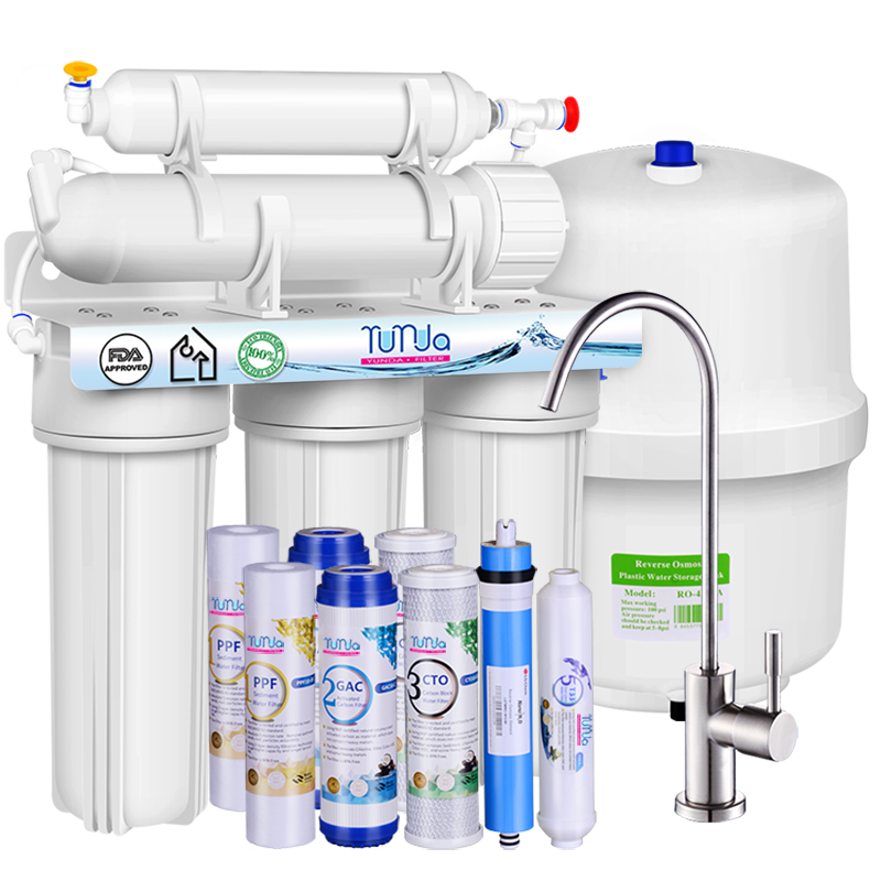 NSF Certified 5 Stage RO Water System With Faucet and Tank