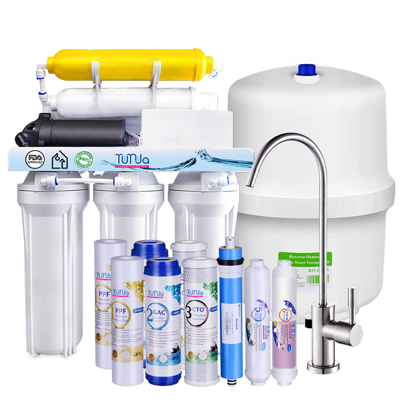 6-STAGE Reverse Osmosis System with Pump