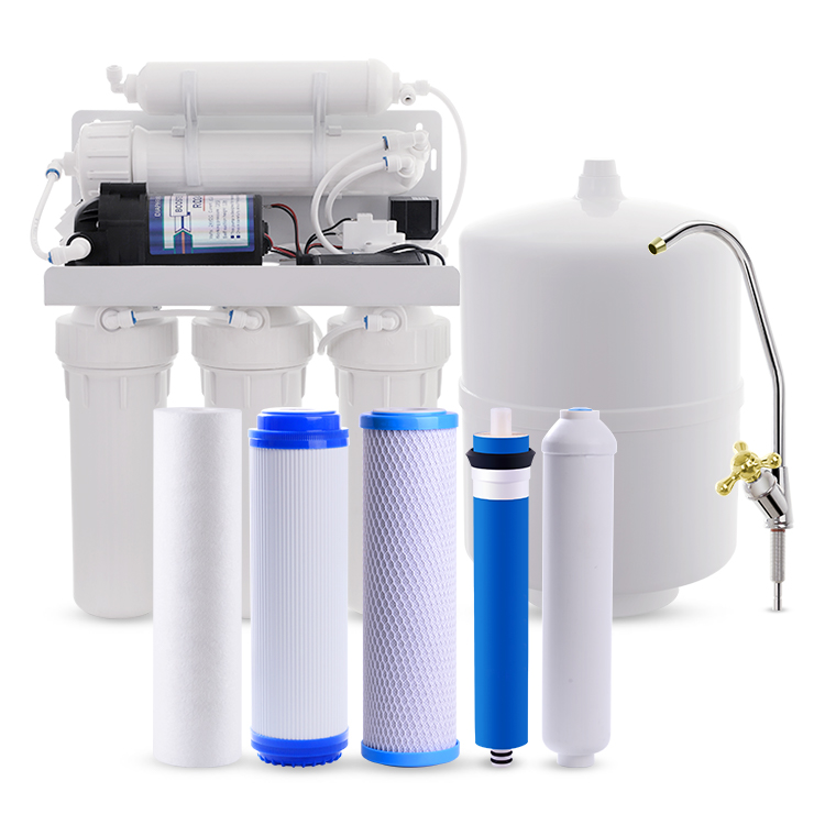 $40 New Arrival 5 Stages RO Water System With Pump, Faucet and Tank