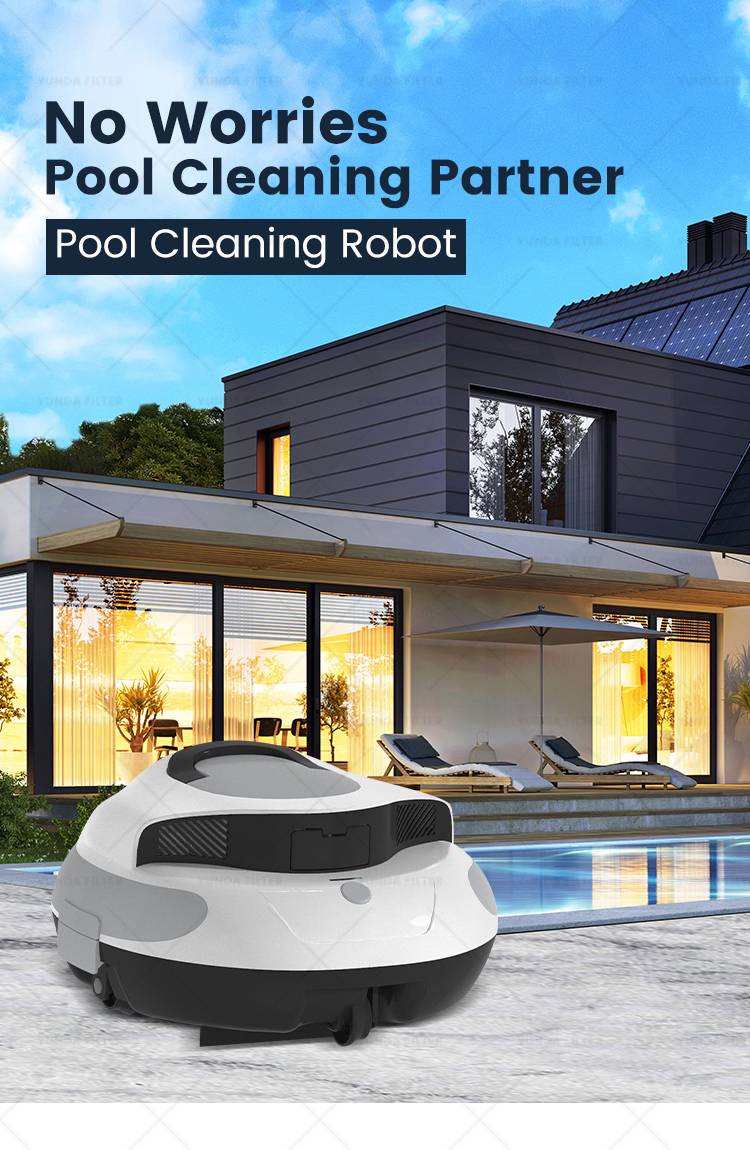 Automatic Pool Cleaner, Automatic Cordless Pool Robot Cleaning | YUNDA