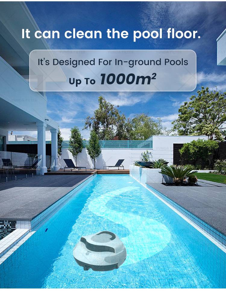 Automatic Pool Cleaner, Automatic Cordless Pool Robot Cleaning | YUNDA