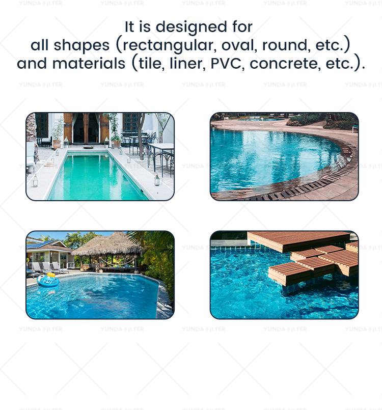 Automatic Pool Cleaner, Automatic Cordless Pool Robot Cleaning | YUNDA