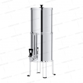 High Capacity Gravity Fed Water Filter System with 2.25 Gallon, Countertop Water Filter System