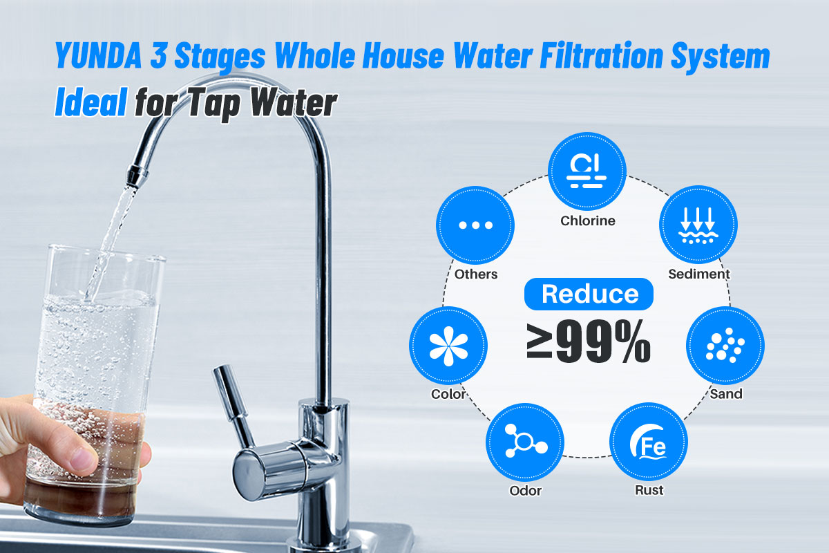 3 Stage Whole House Water Filter