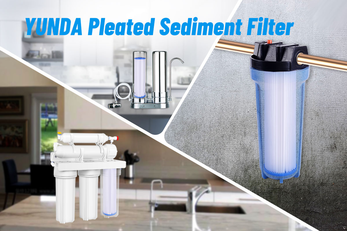 10x2.5 Inch PP Pleated Sediment Water Filter Cartridge