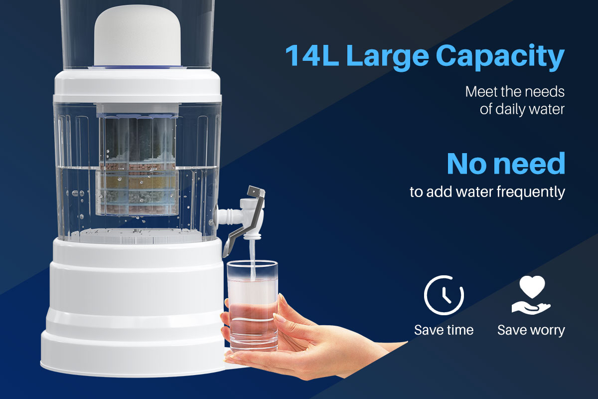 Gravity Water System Alkaline Filter