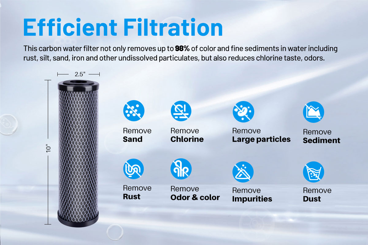 10 Inch Carbon Block Water Filter