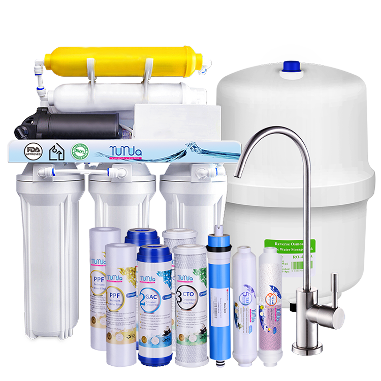 6-STAGE Reverse Osmosis System with Pump