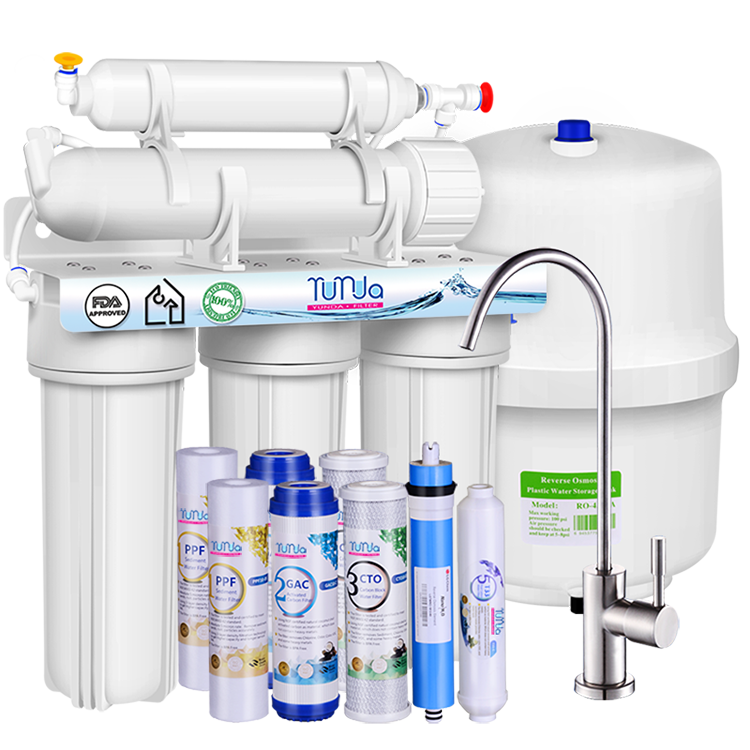 NSF Certified 5 Stage RO Water System With Faucet and Tank