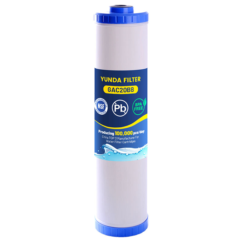 4.5 x 20 Inch Granule Activated Carbon GAC Water Filter Cartridge