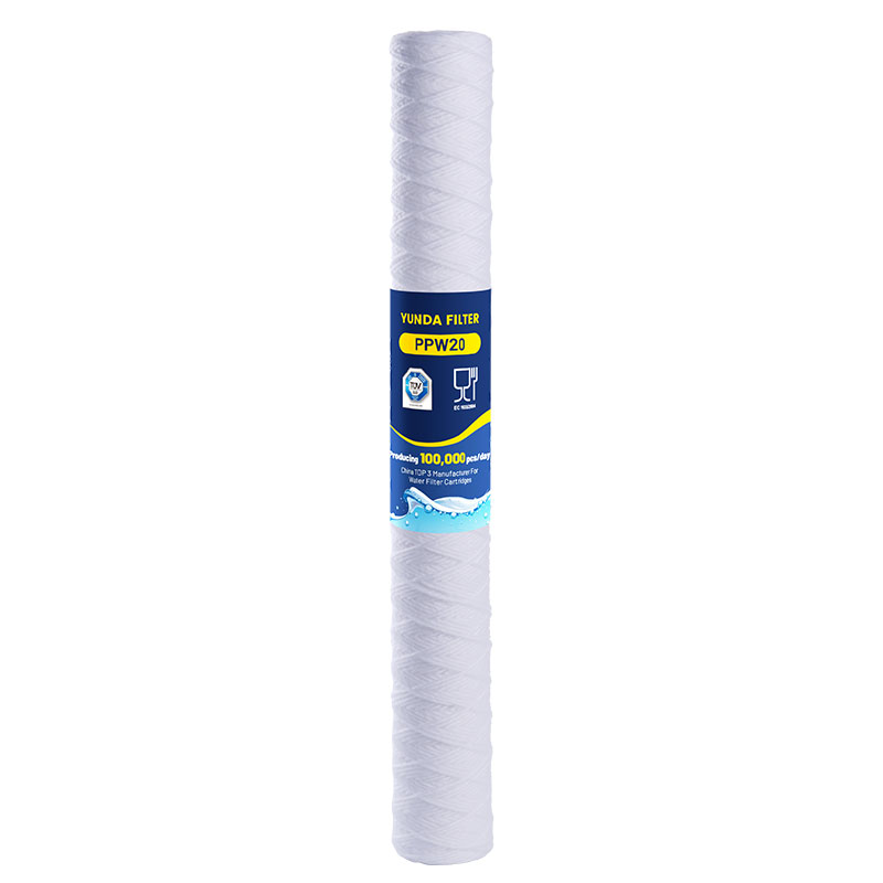 20X2.5 Inch PP String Wound Water Filter Cartridge