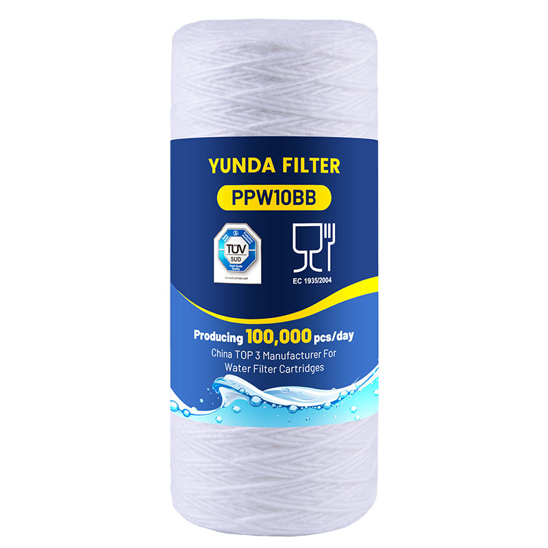 10X4.5 Inch Big Blue String Wound Water Filter Cartridge