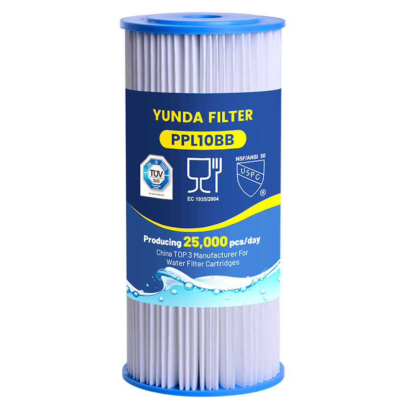 10x4.5 Inch Big Blue PP Pleated Sediment Water Filter