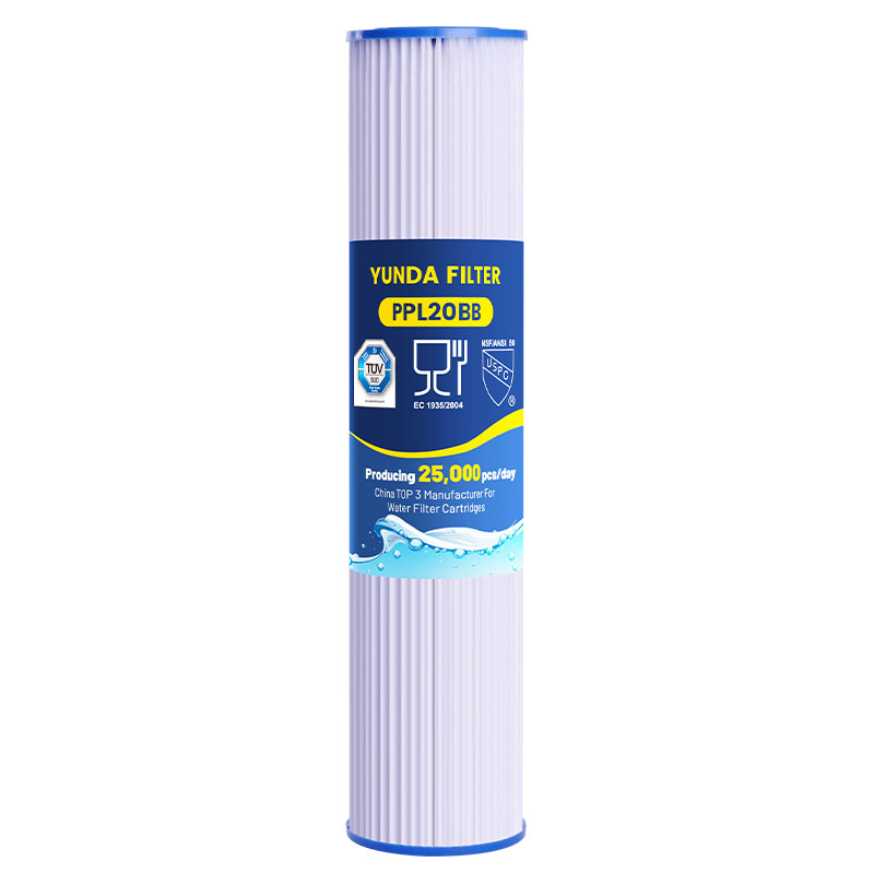 20x4.5 inch PP Pleated Sediment Filter More Micron Rate with Best Price