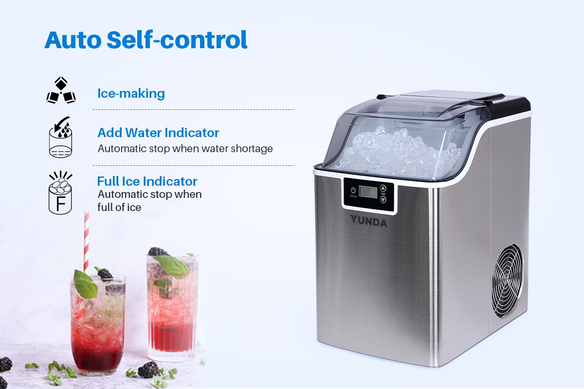 Nugget Ice Maker Countertop | YUNDA