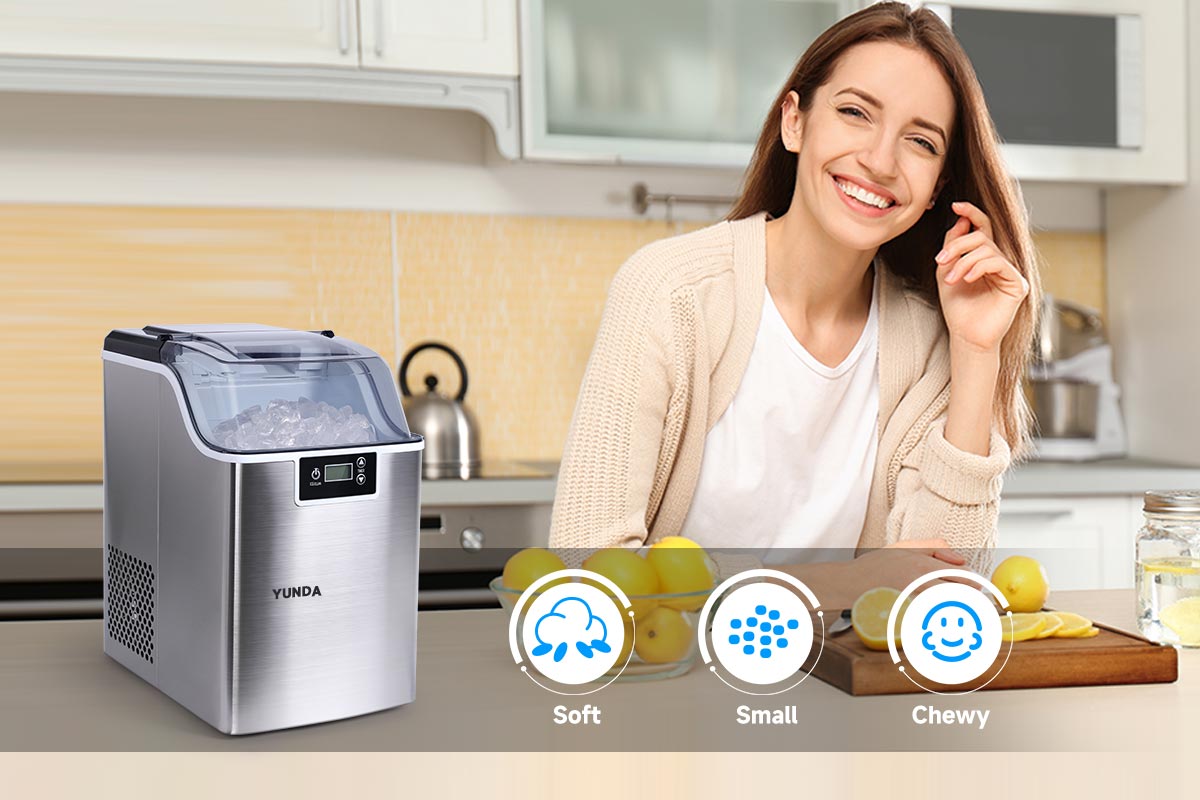 Nugget Ice Maker Countertop | YUNDA