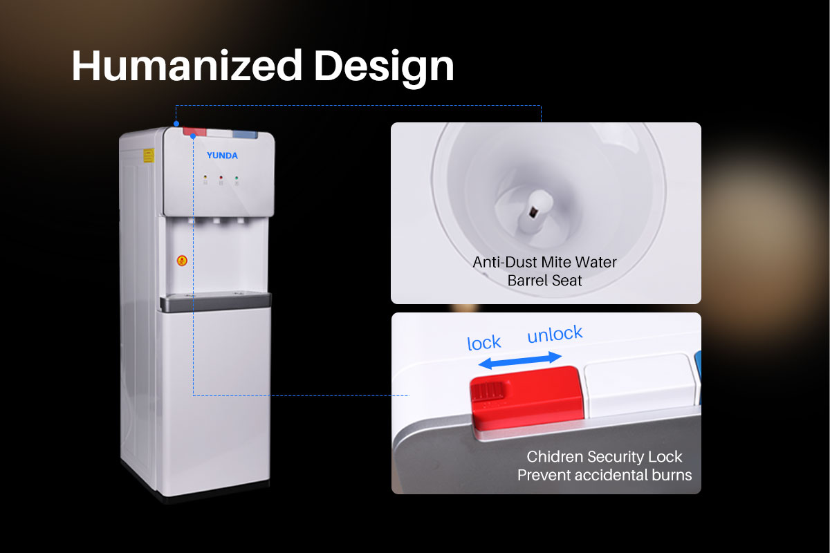 Best Top Loading Water Dispenser, 3 Temperatures Design | YUNDA