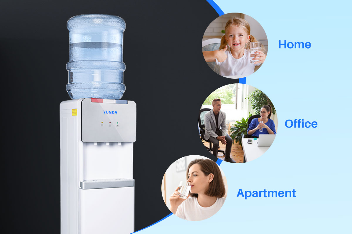 Best Top Loading Water Dispenser, 3 Temperatures Design | YUNDA