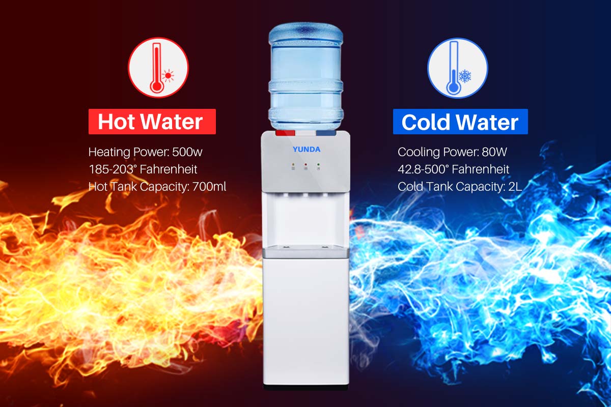 Best Top Loading Water Dispenser, 3 Temperatures Design | YUNDA