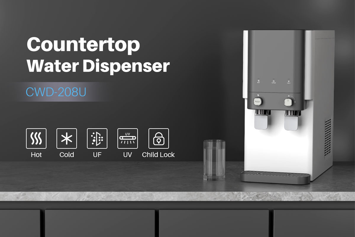 Countertop Water Filter Dispenser, UF Filtration - YUNDA