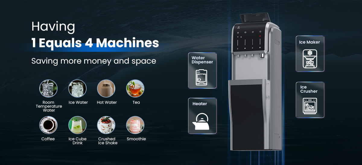 Water Dispenser with Ice Maker