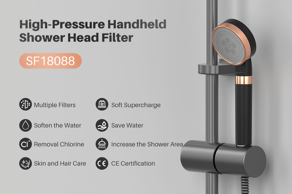 YUNDA High-pressure Filtered Shower Head