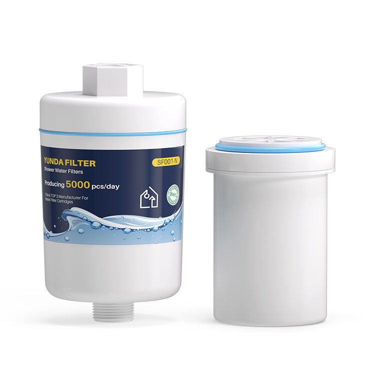 YUNDA 4-Stage Shower Filter with KDF 55, Calcium Sulfite & Activated Carbon – Universal Fit