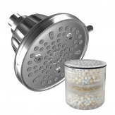 YUNDA Filtered Shower Head, 6 Modes High Pressure Shower Heads - 8 Stage Shower Filter for Hard Water for Remove Chlorine and Harmful Substances