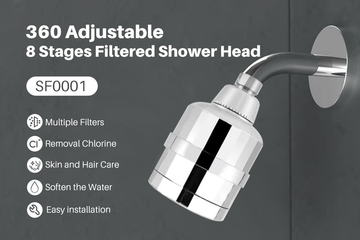 YUNDA Shower Head Filter for Hard Water