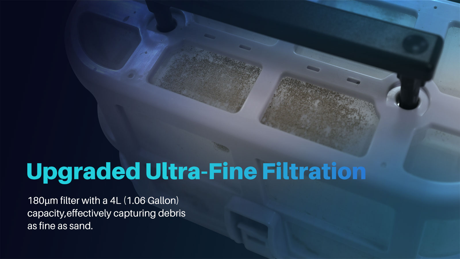 YUNDA Cordless Robotic Pool Cleaner