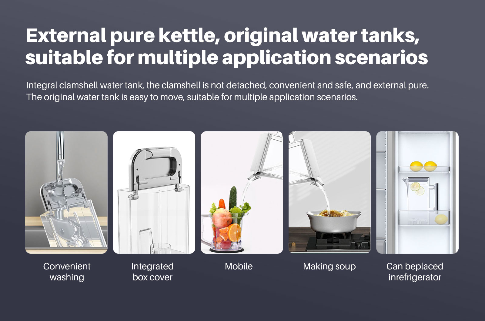 YUNDA Countertop Water Filter Dispenser