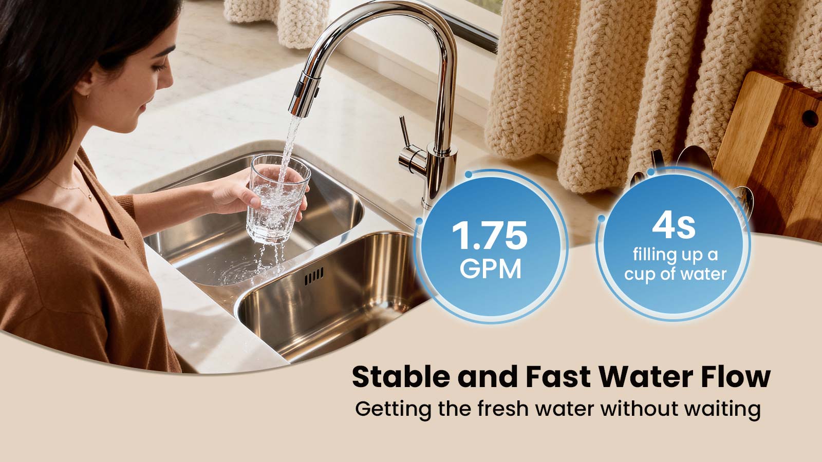 YUNDA 2 Stages Under Counter Water Filter