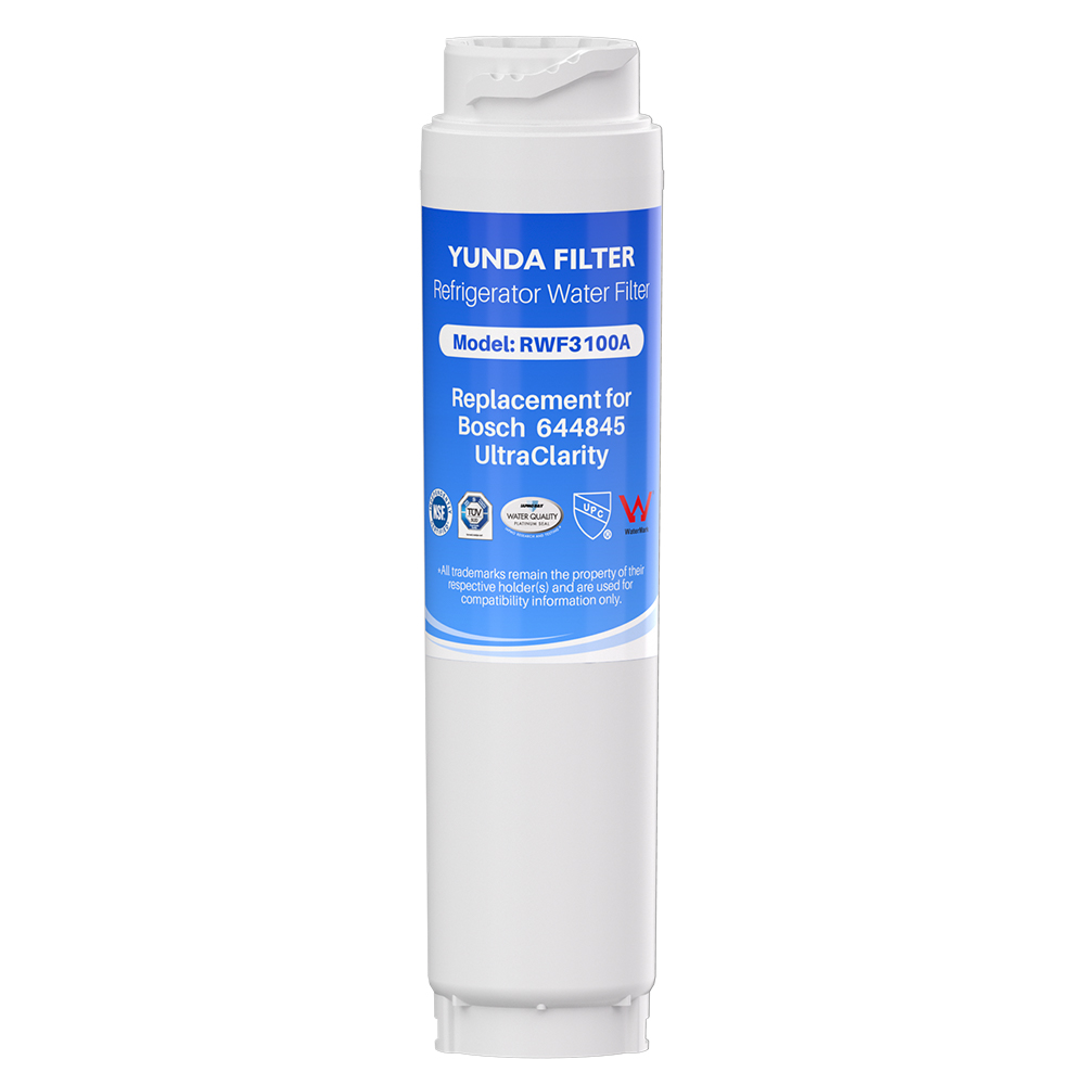YUNDA RWF3100A Fits for Bosch UltraClarity, 644845 Refrigerator Filter