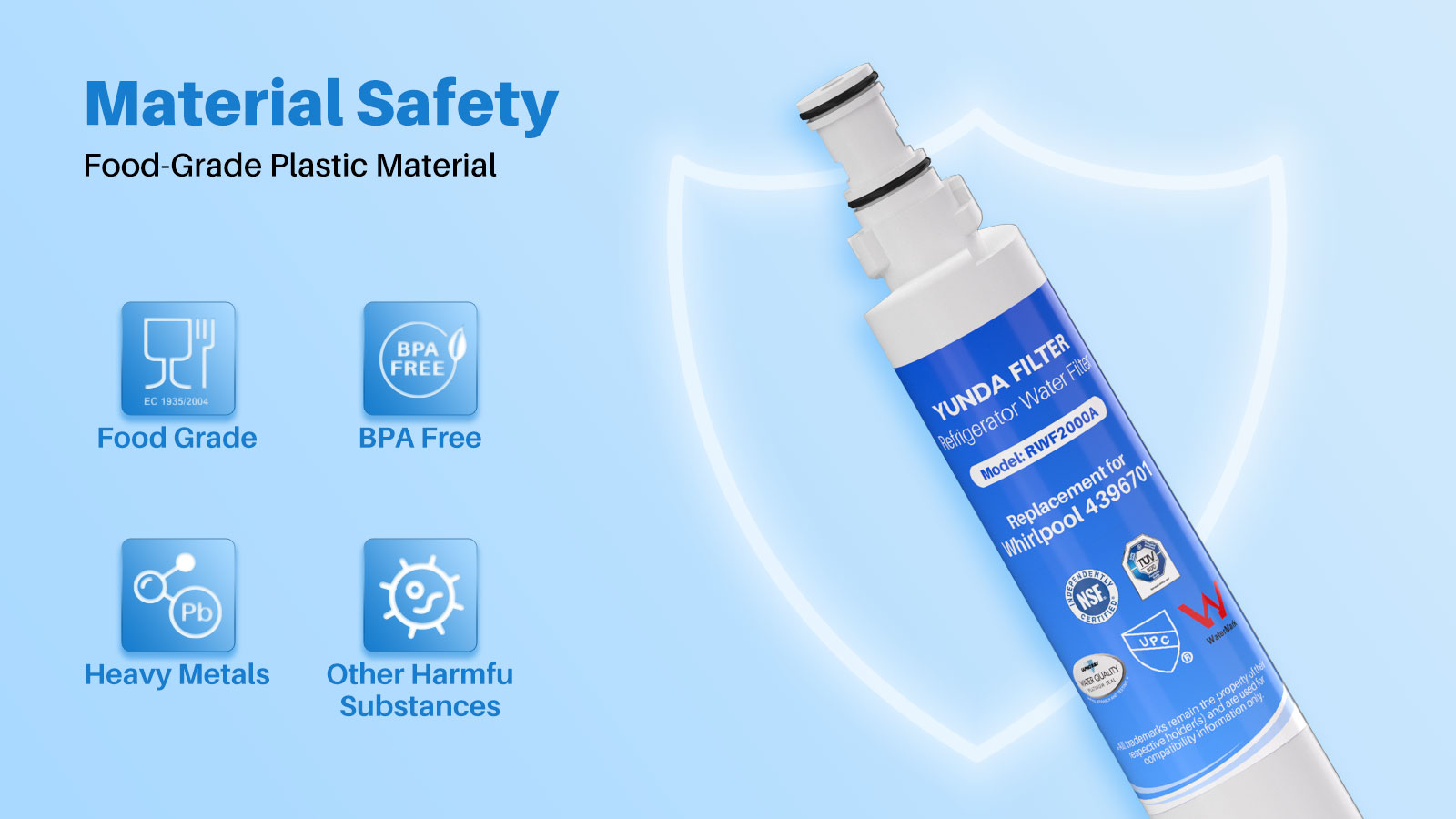 Whirlpool Refrigerator Water filter 4396701